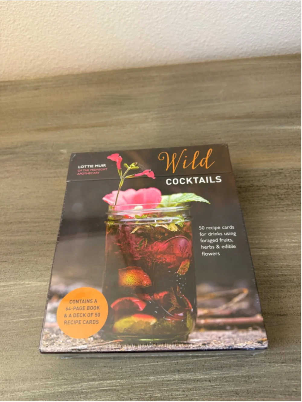 Wild Cocktails Deck & Book Set by Lottie Muir - Brand New Sealed
